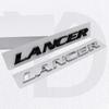 Für Mitsubishi Lancer ABS-Kunststoff Auto Heckklappen Emblem 3D Namensschild Plakette Seitliche Modifizierte Dekoration Styling Zubehör