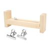 Bracelet Weaving Rack Solid Wood Adjustable Length Wide Application Sturdy Durable Portable Wooden