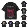 Bloodborne Darks Souls Washed Oversized Y2k T Shirts Streetwear Hip Hop Vintage Tees Men Women Cotton Street Graphic Clothing