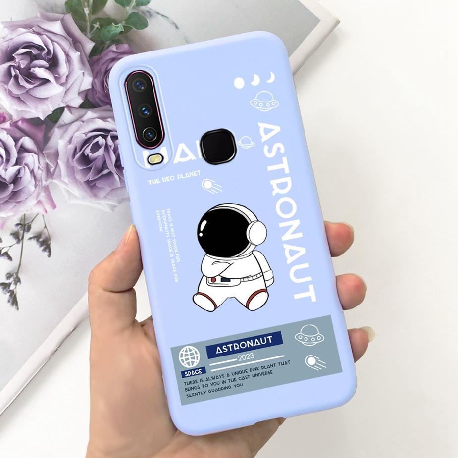 For Vivo Y12 Case Vivo Y15 Y17 1902 1904 Cute Fashion Cartoon Cover Soft Silicone Phone Case For Vivo Y15 Y 12 17 VivoY12 Fundas