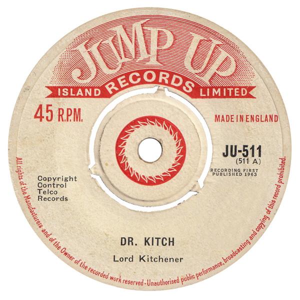 

7inch Record LORD KITCHENER Dr. Kitch JU511 Jump Up 1964 UK Reggae Ska Dub Used