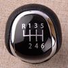 6 Speed Gear Shift Shifter Knob Fit for Nissan Qashqai J11 X-Trail T32 2016 2017