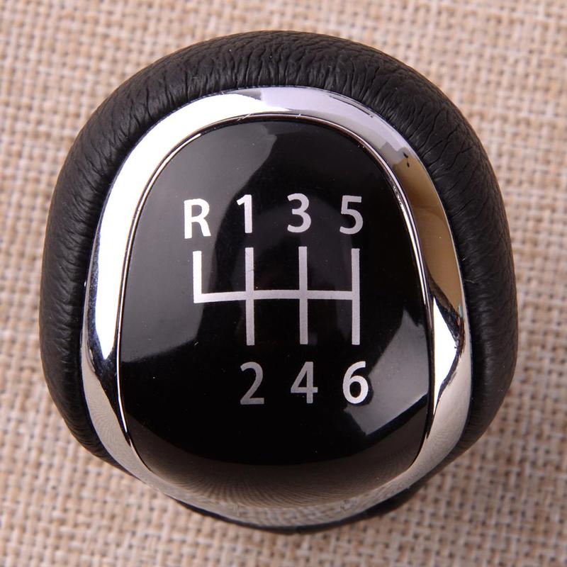 6 Speed Gear Shift Shifter Knob Fit for Nissan Qashqai J11 X-Trail T32 2016 2017