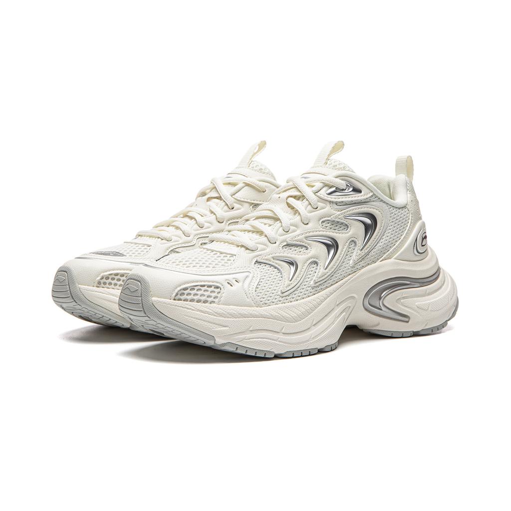Li Ning Crescent Retro Y2K Functional Fashion Trend Versatile Soft Comfortable Lightweight Shock Absorption Breathable Low Top Casual Shoes AGCW156-5