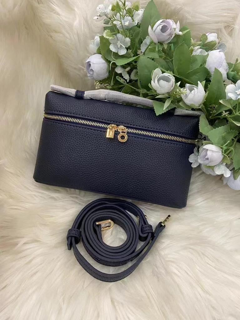 LP19 Złoty Lunchbox Torba Crossbody - Modna Jesień/Zima 2025 Torba na Ramię w Stylu Hong Kongu