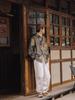 Japanese Pattern Fashion Autumn Clothes Silhouette Patchwork Style Print All Over Pattern Long Sleeve Shirt Cotton [CHANGE WELL] Men's "2023AW" 100%