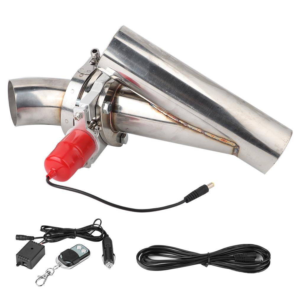 3in Stainless Steel YPipe Car Modification Exhaust CutOut Kit Remote Control