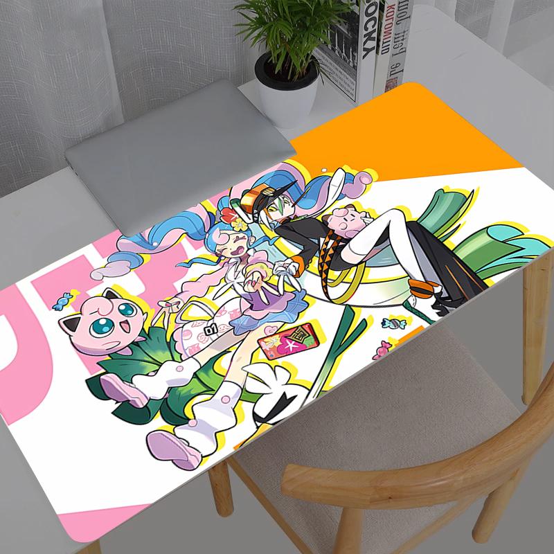 xcm Mouse Pad Gamer Pokemon Pikachu Jigglypuff Large Computer Notebook Pc Mousepad Carpet Gaming Accessories Keyboard