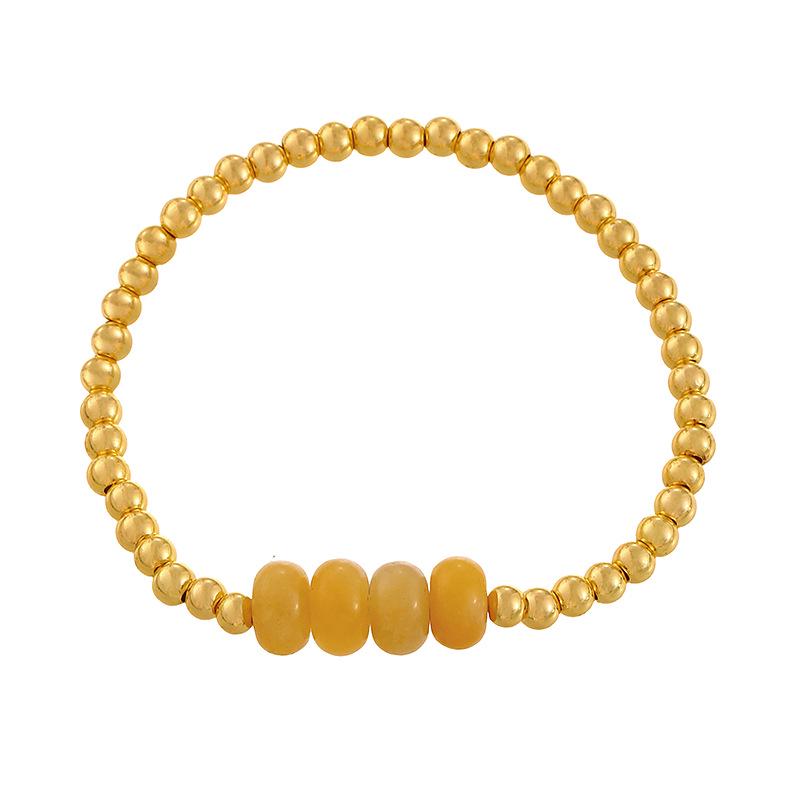 Colorful Natural Stone Beaded Bracelet - New Fashion Design, Multiple Piece Options