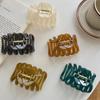 New Design Top Grade Pumpkin Hair Claw Clip For Women Sweet Shark clamp Back Long Hair Hold Headband Hairpin Hair Accessories