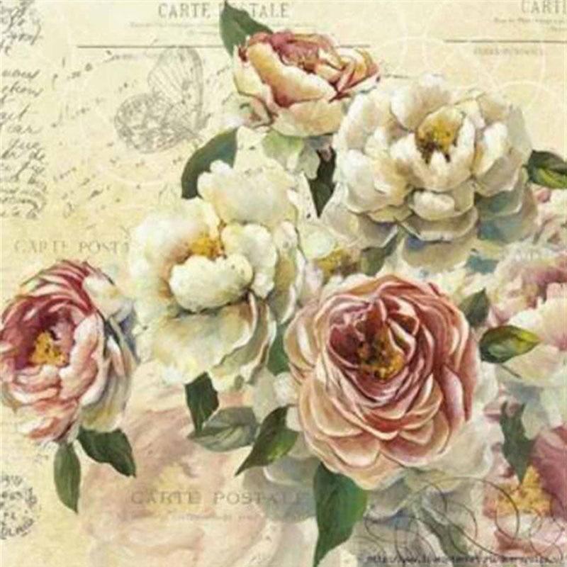New 5D DIY Diamond Painting Flower Diamond Embroidery Scenery Cross Stitch Full Square Round Drill Crafts Manual Home Decor Gift