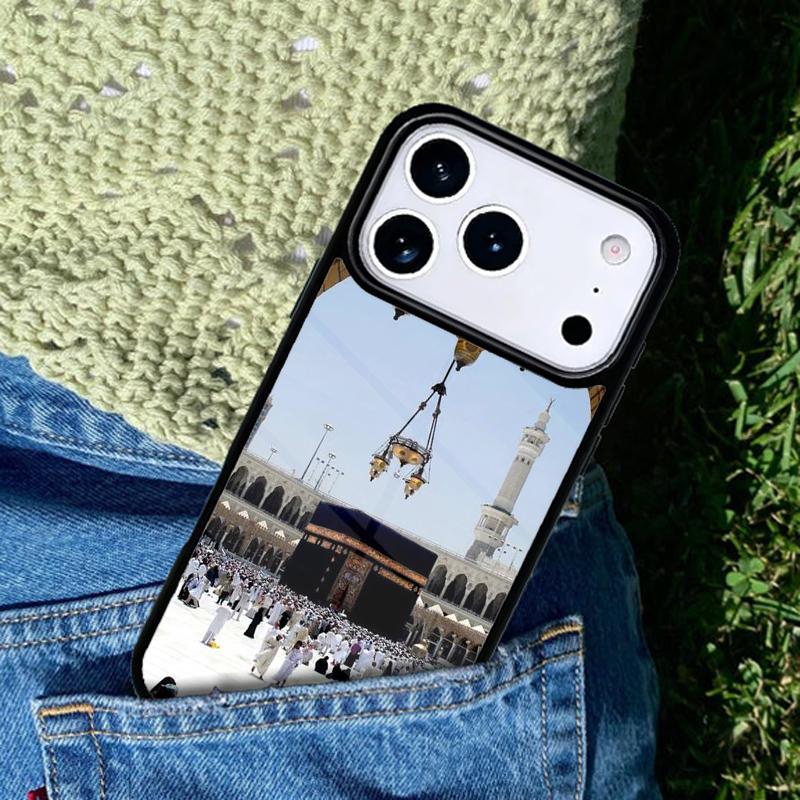 Holy Mosque Makkah Phone Case Cover Compatible with for IPhone 17air 16e 15 14 13 12 11Pro Max 17 Air