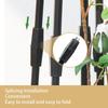 1 Conjunto Treliça para Plantas Trepadeiras DIY Estrutura de Suporte de Jardim para Flores Videiras Suporte de Vaso Gaiola Treliça de Suporte para Trepadeiras 80/120/160cm