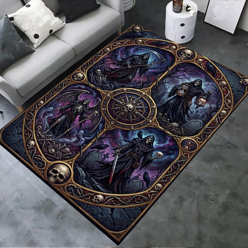 

2025 New Death Carpet Rug for Living Room Bedroom Home Sofa Decoration,Kids play Non-slip Floor Mat155 40x60cm( 15x23in )