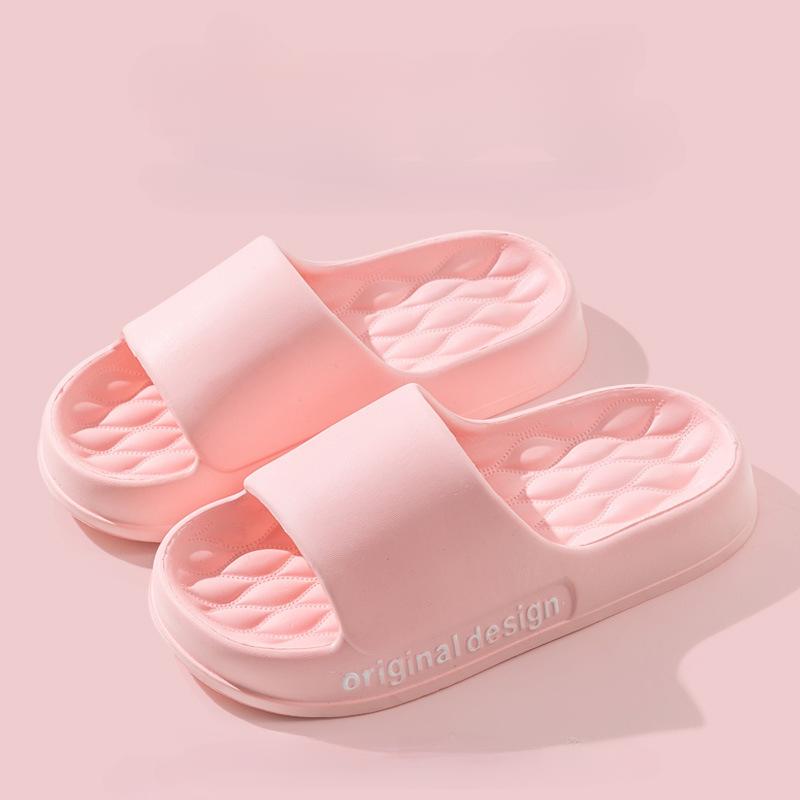 For Korean Eva Slides Home Sandals Woman Thick Platform Soft Sole Cloud Slippers Summer Beach Flip Flops Antislip Shoes