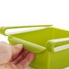 2Pcs Durable ABS Storage Rack Sliding Kitchen Refrigerator Fridge Shelf Holder Storage Box Home Supplies