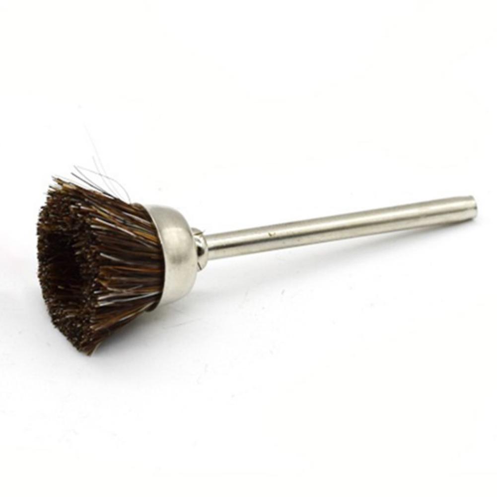 Wire Brush Set of 3 for Rotary Tool Use Soft Brushes for Effective Cleaning and Polishing of For metal and Wood 3mm Shank