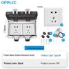 OPRLCC Outdoor Waterproof 10A Surface Mount Power Socket
