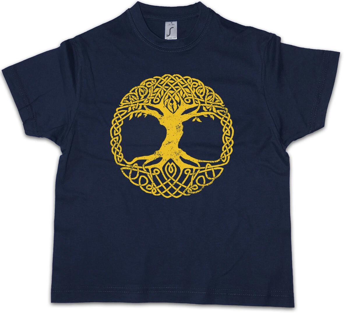 YGGDRASIL TREE LOGO III Kids Boys kids boys T-Shirt Celtic Irminsul Of Thor Life Odin 160