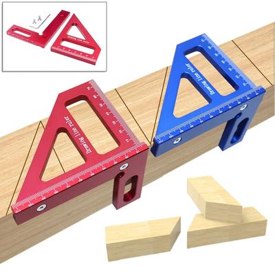 Werten Sie Ihre Holzbearbeitungsprojekte mit diesem Mehrwinkel-Aluminiumlineal auf!
