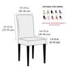 T Woven Jacquard Fabric Chair Cover For Dining Room Room Wedding Event Hotel Banquet Home Stretch Spandex Chair Covers High Elasticity Seat Case