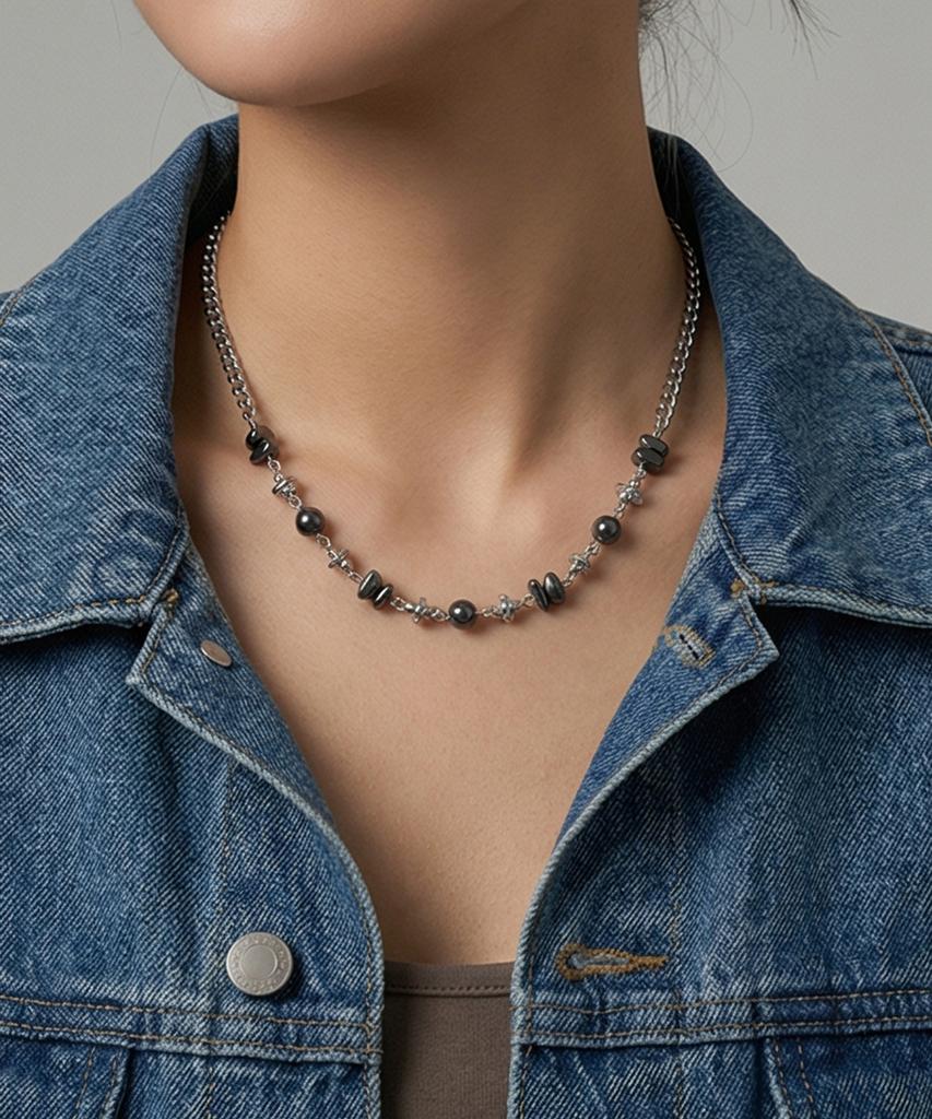 Julius1 2Chain Set Necklace Jsb-538