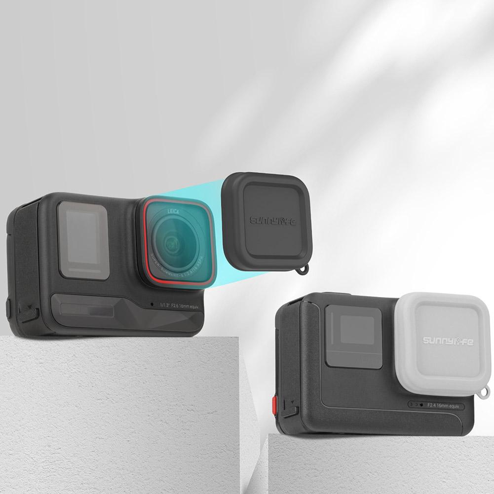 Für Insta360 Ace Pro/Insta360 Ace Silikon-Objektivdeckel, Objektivschutzhülle, Kappenabdeckung, Objektivdeckelabdeckung für Insta360 Ace Zubehör