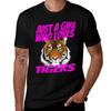 Just A Girl Who Loves Tigers (Pink) Tshirt Sports Casual Breathable Tee Shirt