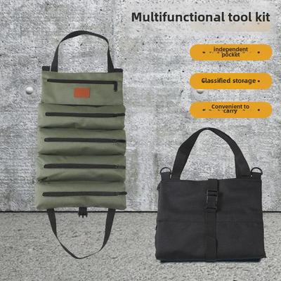 Faltbare, grenzüberschreitende Werkzeugtasche für Holzbearbeitung, Elektroarbeiten, Autoreparatur und Lagerung