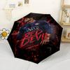 Cr7: Answer Revealed Outdoor Automatic Umbrella Compact & Durable 8-Rib Design Compact Design for Outdoor Daily Use Fashionable Spiritual Gift