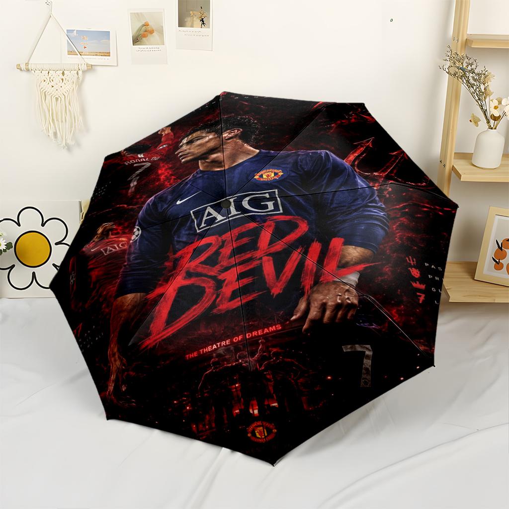 Cr7: Answer Revealed Outdoor Automatic Umbrella Compact & Durable 8-Rib Design Compact Design for Outdoor Daily Use Fashionable Spiritual Gift