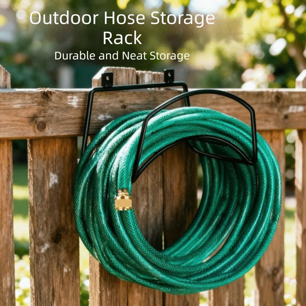 Multifunction Wall Mount Bracket Heavy Duty Hose Rack Multipurpose Water Pipe Shelf Outdoor Use