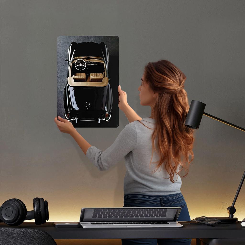 MERCEDES BENZ 190 SL Metal Signs Car Poster Pictures Wall Decoration Items Custom Tinplate Sign for Wall Art Decoration Man Cave