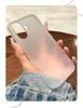 Plain Slim Case For iPhone 16E 16 15 14 13 12 11 Pro Max Plus Matte Transparent Colorful PC Hard Cover Translunt Fundas