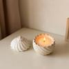 Stripe Candle Jar Silicone Mold DIY Relief Storage Box With Lid Cement Gypsum Resin Molds Handmade Festival Desktop Ornaments
