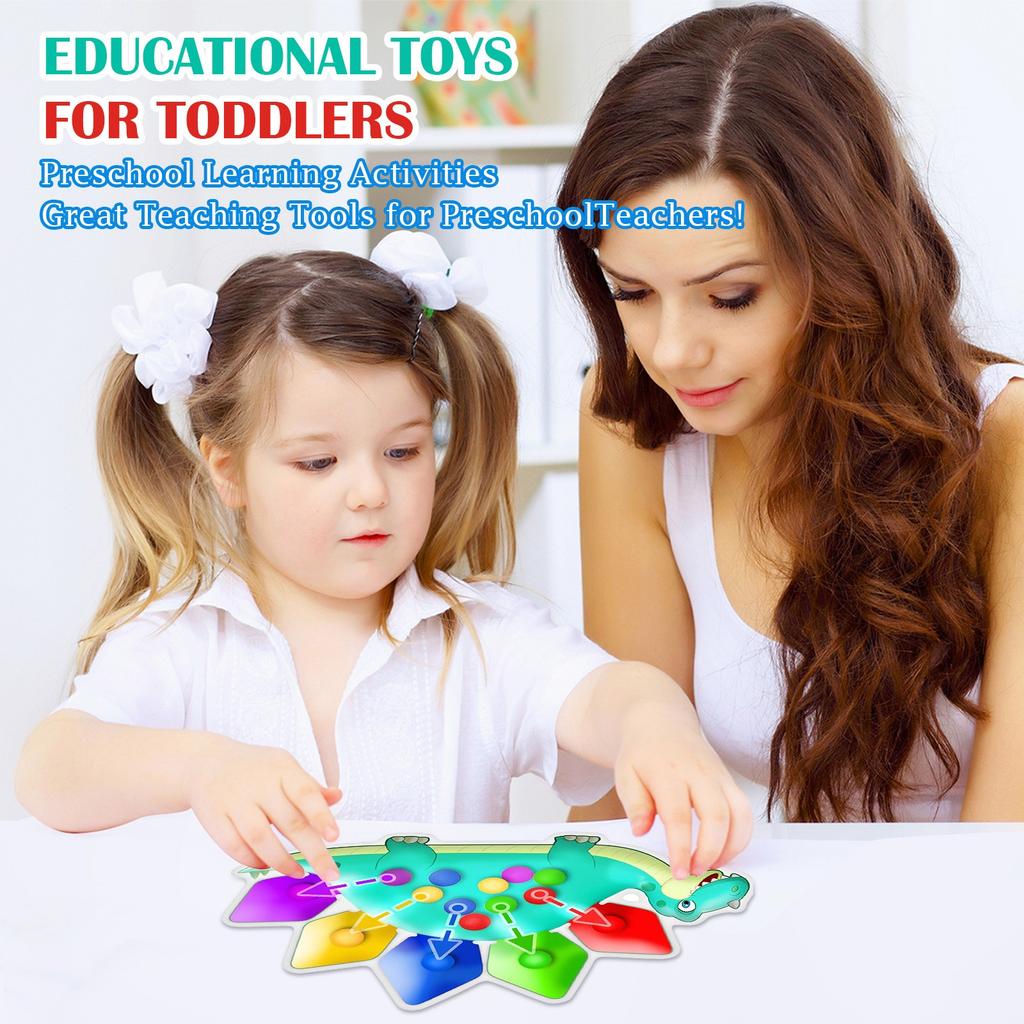 Dinosaur Push-Pop Sensory Toy – Fun Stress Relief & Fine Motor Skills Activity For Kids 10ml