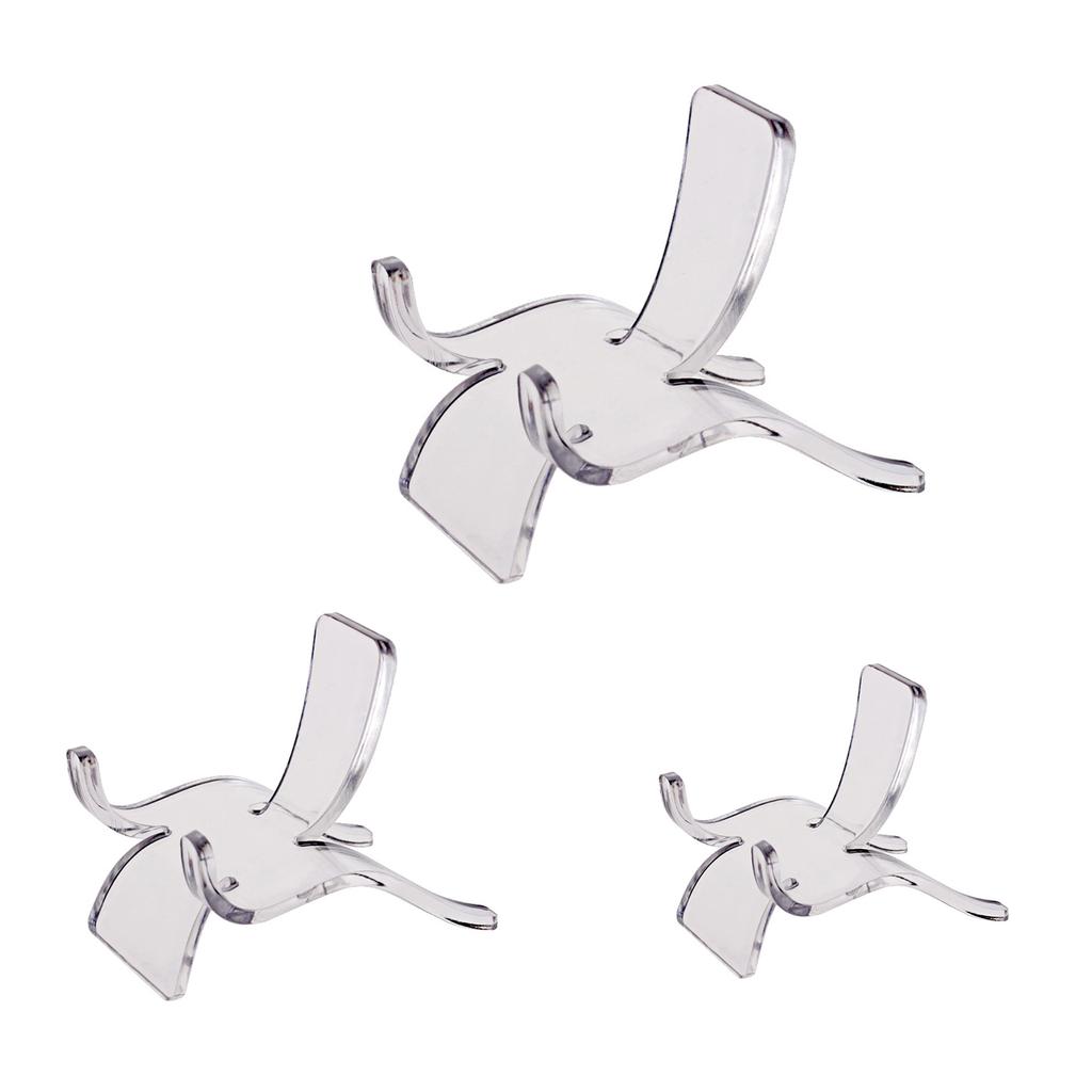 10Pcs Crystal Stone Display Holder Multipurpose Organizer Accessory for Dormitory Collectible Display Bracket