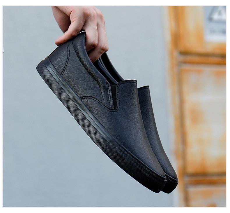 Unisex Weiße Canvas Slip-On Sneaker: Freizeitschuhe mit weicher Sohle für Männer, Jugendliche und Frauen; Perfekt zum Tanzen, Entspannen und für den Partnerlook.