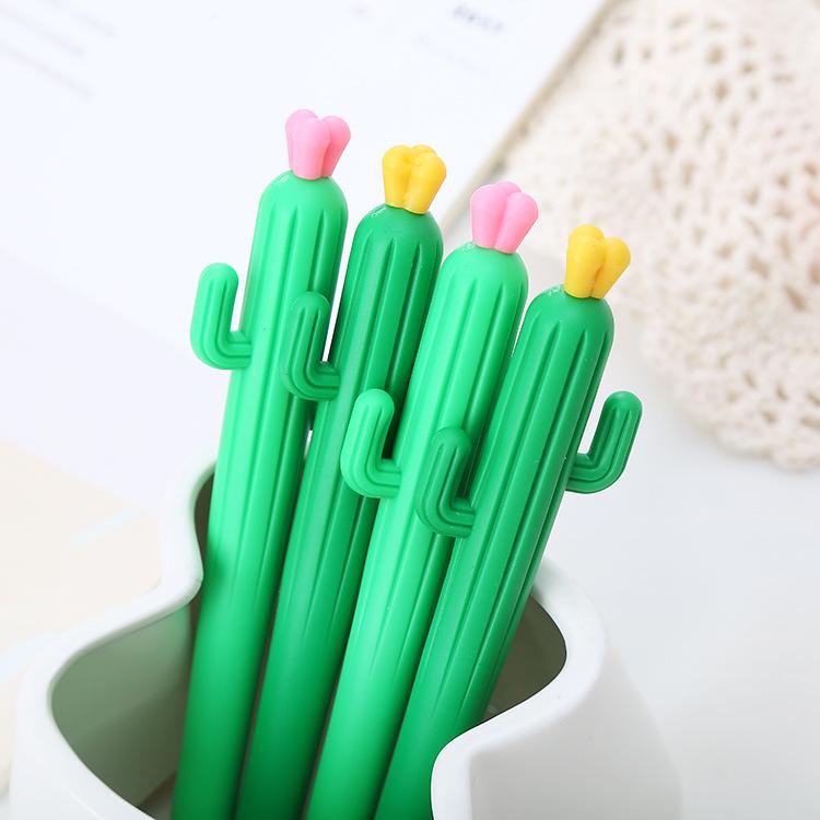 3pc Sticks Writing Cute Creative Cactus for Office School Supplies Gel Pen Student Stationery Gel Pen Stationery Study Supplies