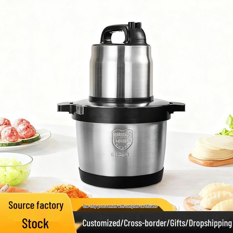 

Fufumachine12L Stainless Steel Meat Grinder & Vegetable Mincer - Multifunctional Baby Food Maker US standard (international use)