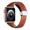 Crazy Horse Magnetic Buckle Women's Genuine Leather Watch Strap,For Apple Watch 42mm 44mm 45mm 49mm iWatch S10 46mm