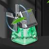 Windmill Aromatherapy Solar Car Air Freshener Solar Powered Rotating Car Interior Aromatherapy Oil Auto Decor Essential F3X1