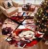 Genshin Impact Pattern Round Rug, Indoor/Outdoor Mat, for Picnic, Gameroom, Bedroom, Office, Living Room, Home Decor Carpet, Birthday Gift