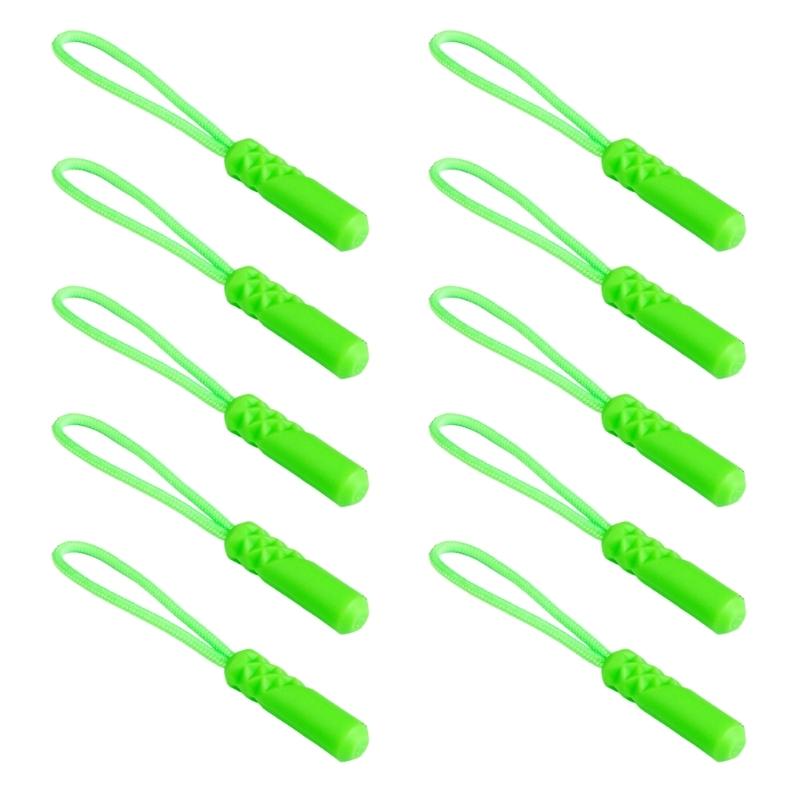 10lots Reliability Backpacks Zippers Tail Cord Suitcases Tent Zippers Cord for Outdoor Activity