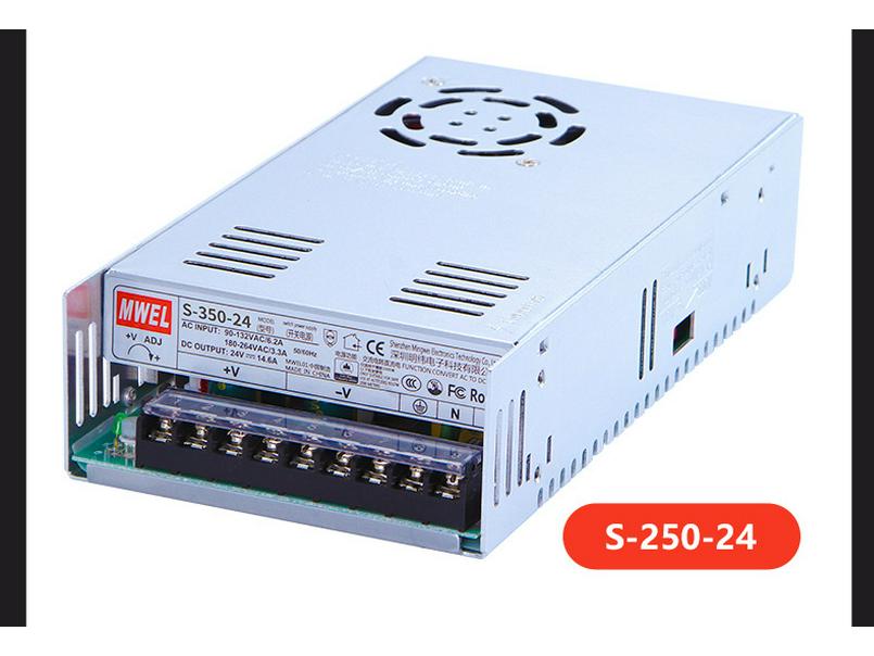 Mingwei 12V/24V/36V/48V Switching Power Supply Box: 220V To DC Transformer Module, 5A/10A/20A