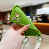 Cute Heart Crossbody Lanyard Liquid Silicone Soft Case For iPhone 17 16 15 Pro Max 14 13 12 11 XR 8 Plus Necklace Strap Cover