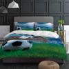 Football Sports Stadium Soccer Duvet Cover With Pillow Case Custom 3pcs Bedding Set Quilt Cover Double Bed Home Textile