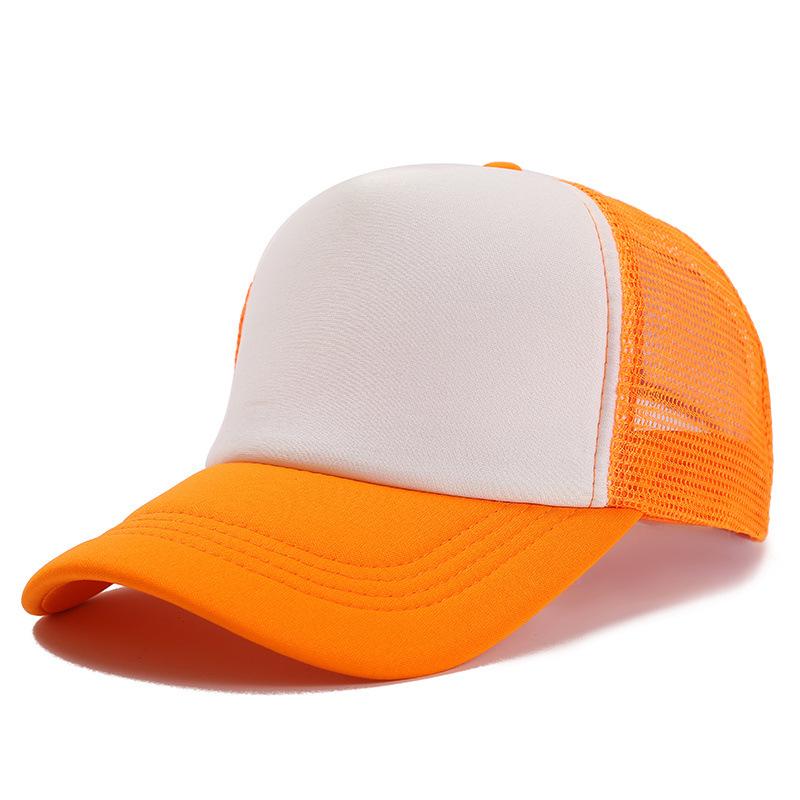 Hat Men's Spring Summer Korean Edition Trendy Men's Light Board Mesh Hat Fashion Baseball Hat Versatile Cap Truck Hat Solid Color Women