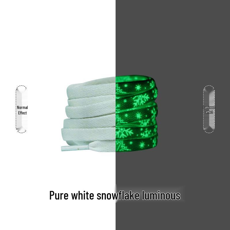 Glowing Red Fish Ink Gradient Shoelaces for Men's & Women's Sports and Casual Shoes