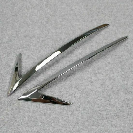 Chrome Rear Fog Lamp Light Cover Trim Fit For Mazda CX-5 CX5 2017 18 19 20